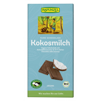 Kokosmilch Schokolade 80g RAP
