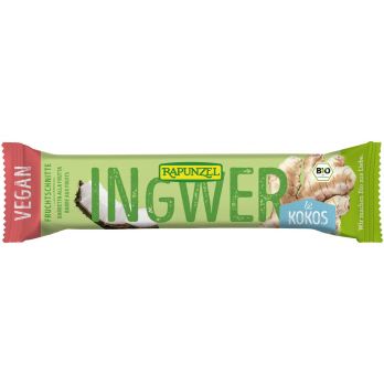 Fruchtschnitte Ingwer Kokos 40g RAP
