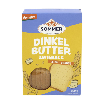 Zwieback Dinkel Butter 200g SOM