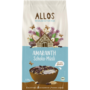 Amaranth Schoko Müsli 1,5kg ALO