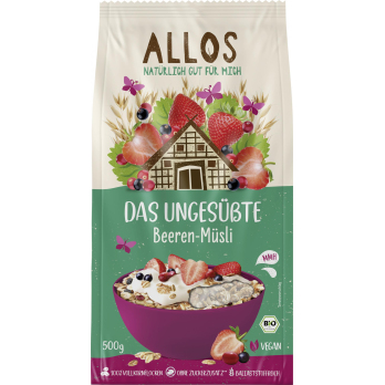 Beeren Müsli ungesüßt 500g ALO