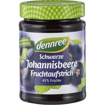 Johannisbeer Schw Fruchtaufstr. 340g DEN