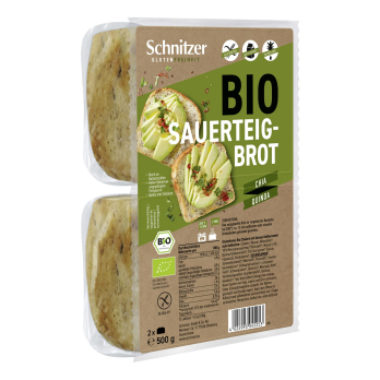 Sauerteigbrot Chia Quinoa glutenfrei 500g SGL