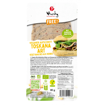 Veganer Aufschnitt Toskana Art 80g WHE