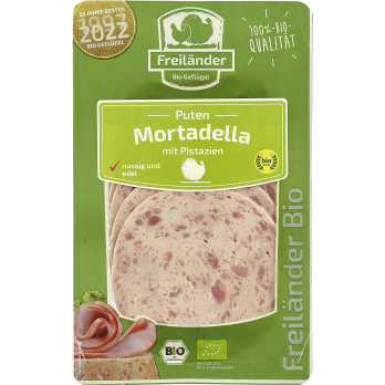 Bio Geflügel Puten Mortadella 80g FPF