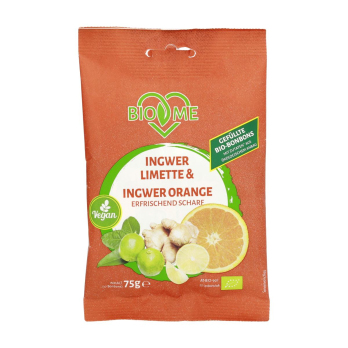 Ingwer Limette Orange Bonbons 75g LOM
