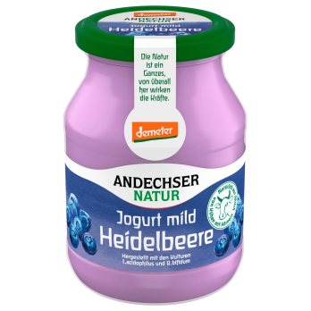 Jogh Heidelbeere mild 500g AND