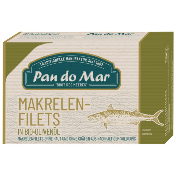 Makrelenfilets in Olivenöl  120g PDM