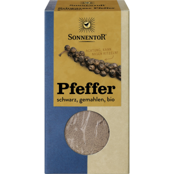 Pfeffer schwarz gemahlen 50g STN