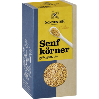 Senfkörner gelb ganz 120g STN