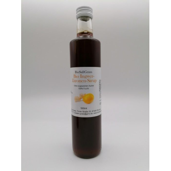 Ingwer Zitronen Sirup 0,5l BWG
