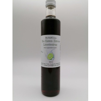 Eistee Zitrone Limette Sirup 0,5l BWG
